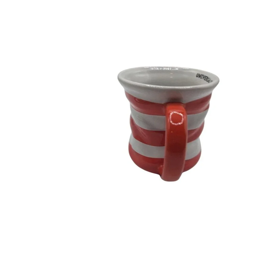 Dr Seuss Universal Studios Ceramic Sculpted Cat In The Hat Mug Cup